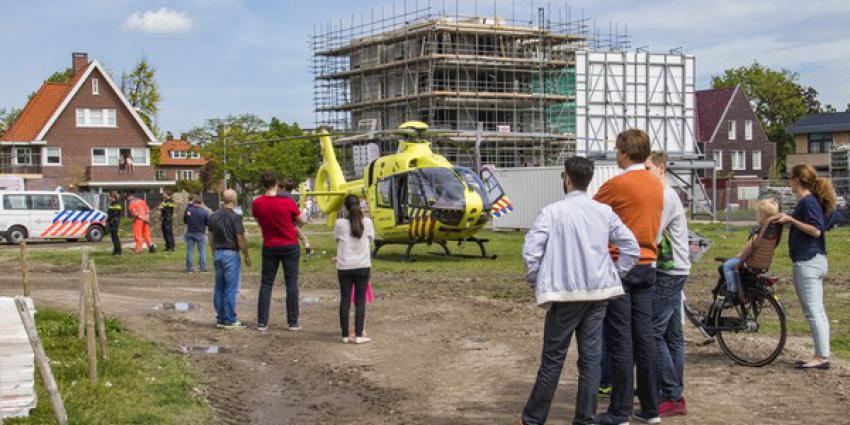 Traumahelikopter assisteert bij medische noodsituatie
