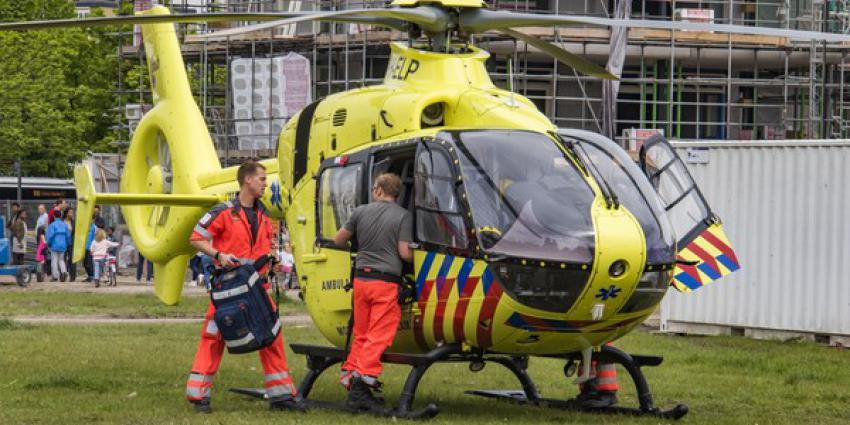 Traumahelikopter assisteert bij medische noodsituatie