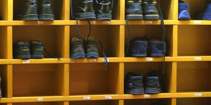 Foto van schoenen kinderen school | Archief EHF