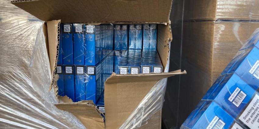 in beslag genomen sigaretten