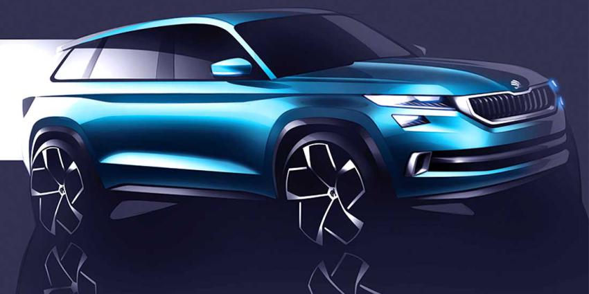 Skoda maakt studiemodel VisionS voor nieuwe SUV