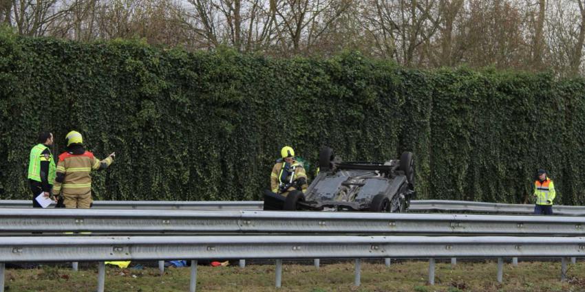 snelweg-auto-brandweer