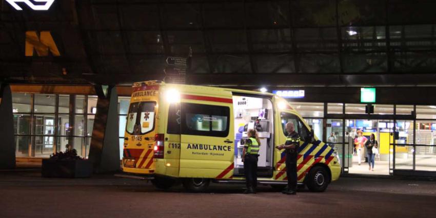 Gewonde bij steekpartij op Stationsplein Schiedam