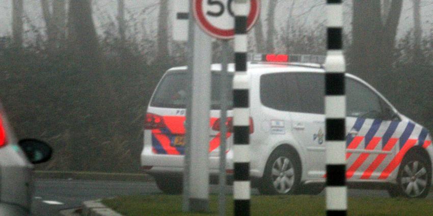 Aanrijding met politieauto