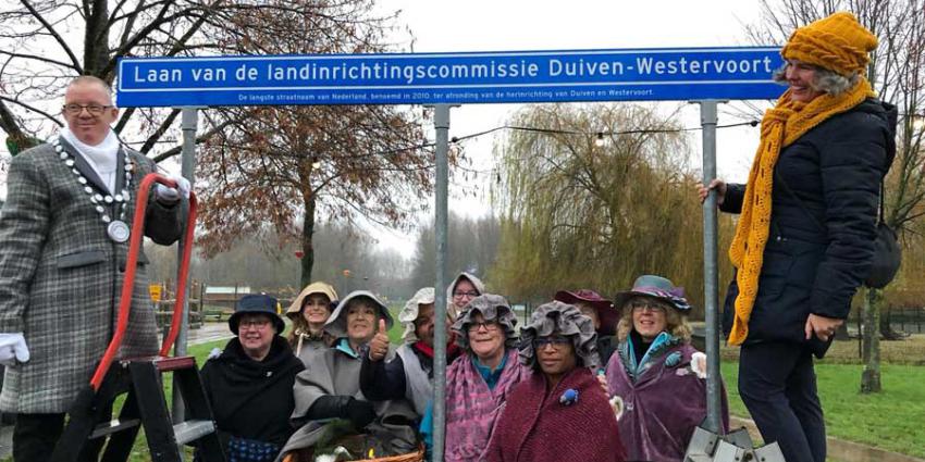 Langste straatnaam van Nederland is voor Duiven-Westervoort