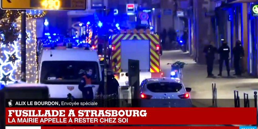 Dode en zes gewonden schietpartij kerstmarkt Straatsburg