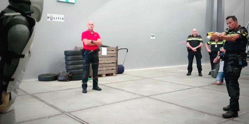 Politie zet tijdens pilot stroomstootwapen 112 keer in