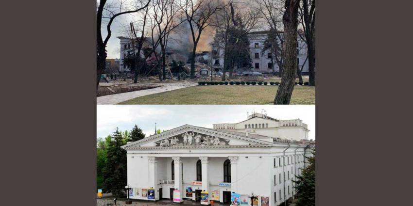 Toch veel overlevenden na bombardement op theatergebouw Marioepol