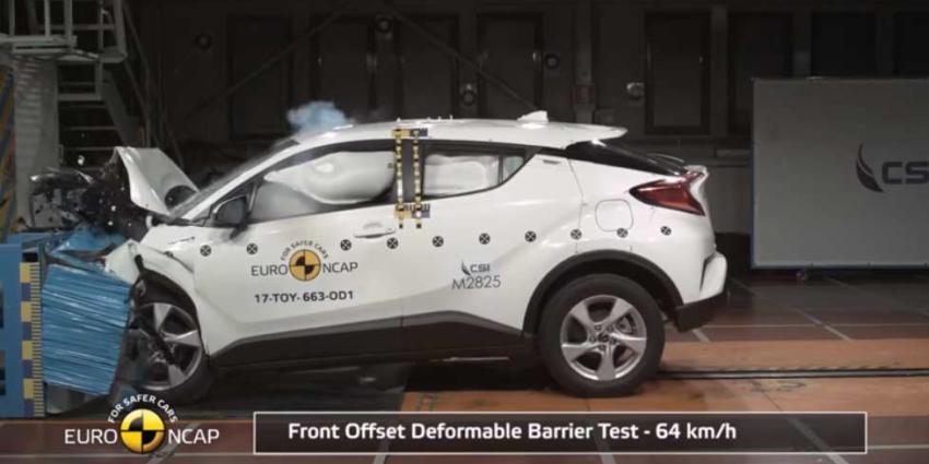 Toyota C-HR goed voor maximale score in Euro NCAP botsproef