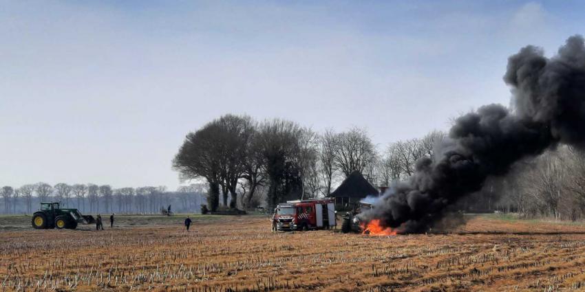 tractor-aanhanger-brand