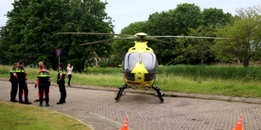 Traumahelikopter voor reanimatie Schiedam