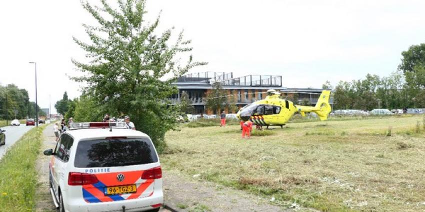Traumahelikopter ingezet bij incident op volkstuintjes