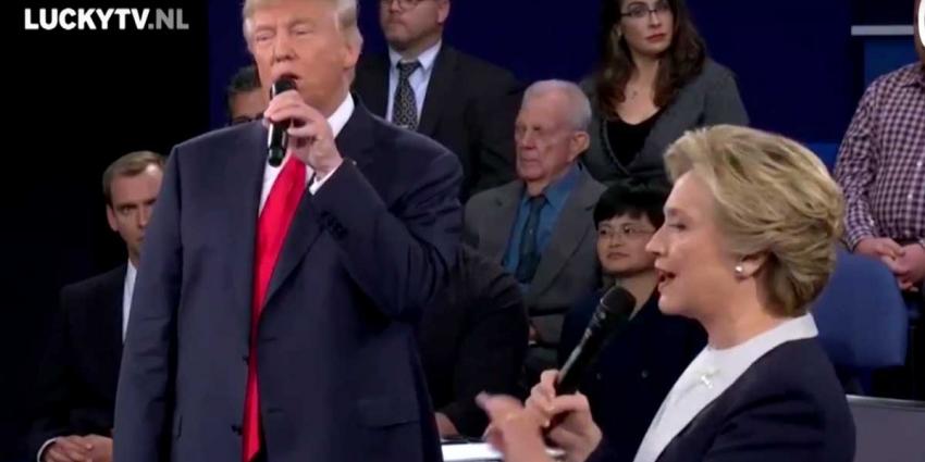 Duet Clinton en Trump van Lucky TV 'hit' in Amerika 