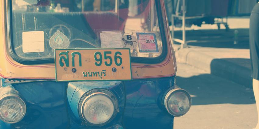 Ongeval met Tuk Tuk