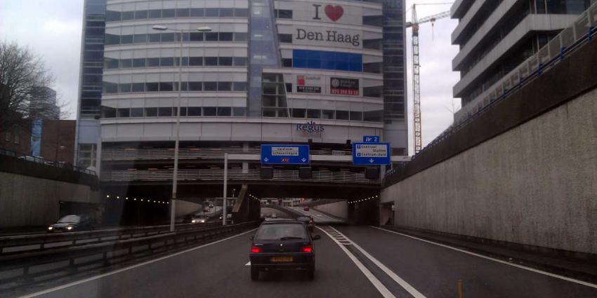 Utrechtsebaan (A12) afgesloten door ijsvorming door waterlek
