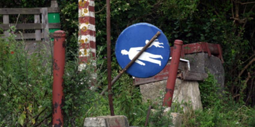 Foto van verkeersbord ouder kind | Archief EHF