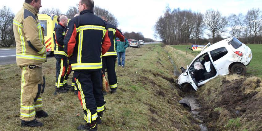 Gewonde bij eenzijdig ongeval A28
