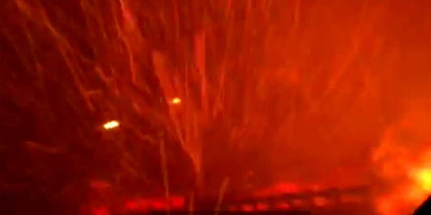 Gezin uit Haarlem ontsnapt met auto aan vuurzee in Californië