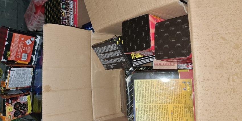 in beslag genomen vuurwerk