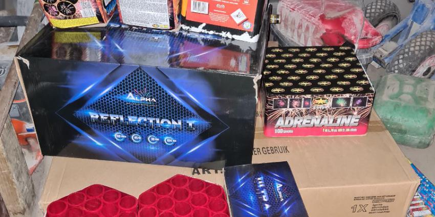 in beslag genomen vuurwerk