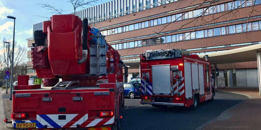 Wasdroger vat vlam in het  Franciscus ziekenhuis