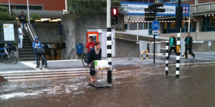 gesprongen waterleiding