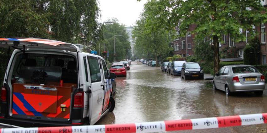 straten onder water, leidingbreuk, gaslekkage, rotterdam-overschie