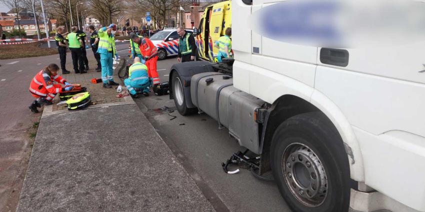 wielrenner-vrachtwagen