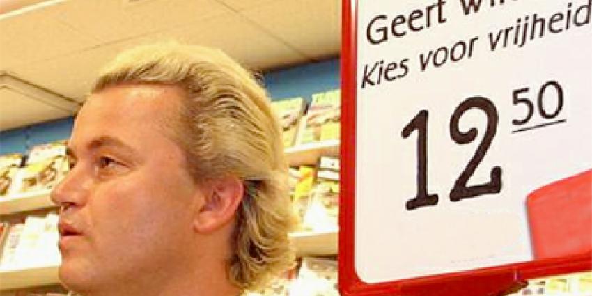 Foto van Geert Wilders in boekhandel | Archief EHF