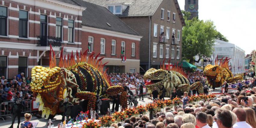 Praalwagen met iguana's winnaar van Corso Zundert 2018