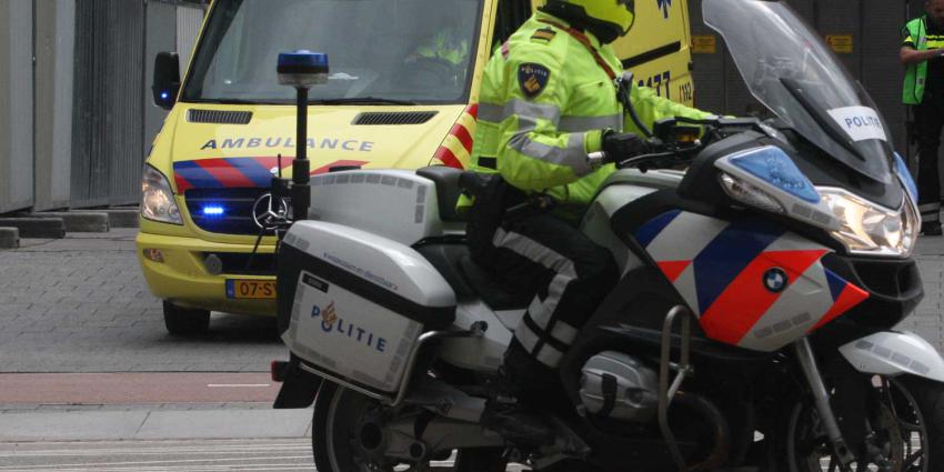 ziekenhuis-ambu-politiemotor