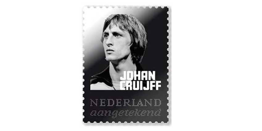 Zilveren postzegel voor voetbalicoon Johan Cruijff