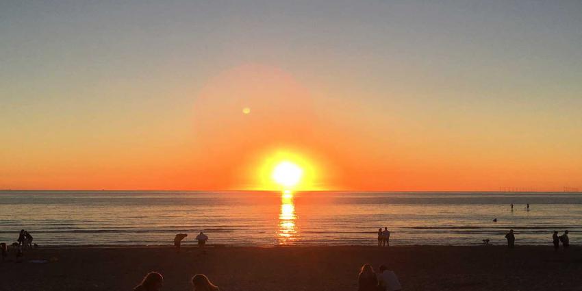 zonsondergang-strand