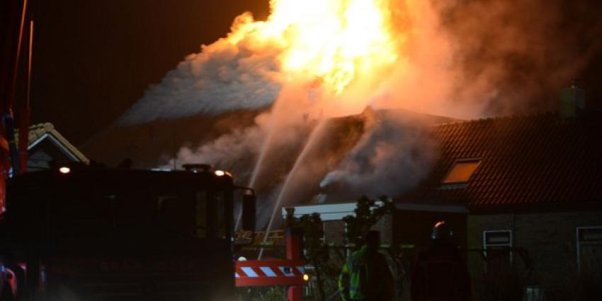 Grote brand in zorgboerderij in Zeijerveen 