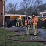 Brand in schuur