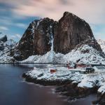 Groenland-bergen-sneeuw