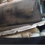 Drugs verstopt in bumper