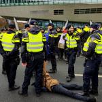 Verboden demonstratie op A10 bij Amsterdam