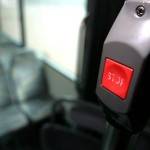 Foto van stopknop in bus | Archief EHF