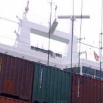 Protest Rotterdamse havenarbeiders bij World Port Center 