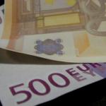 Foto van euro biljetten 500 en 50 | Archief EHF