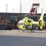 Persoon overreden door heftruck