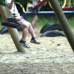 Kinderen in speeltuin