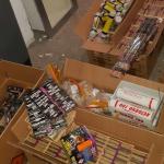 in beslag genomen vuurwerk
