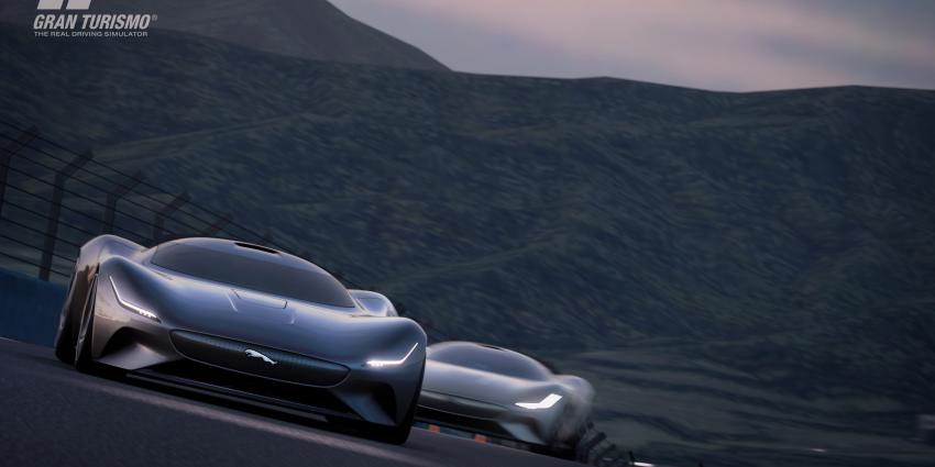 aguar onthult zijn eerste virtuele elektrische raceauto voor Gran Turismo Sport game