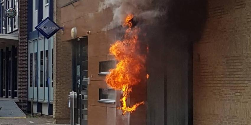 Brand politiebureau Klazienaveen