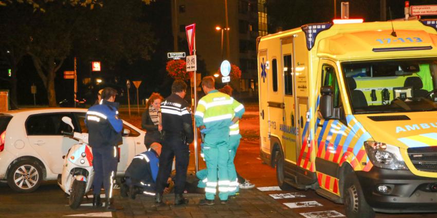 Maaltijdbezorger komt ten val