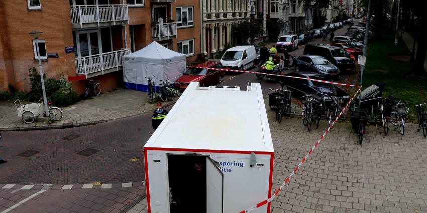 Politie doet onderzoek bij de woning