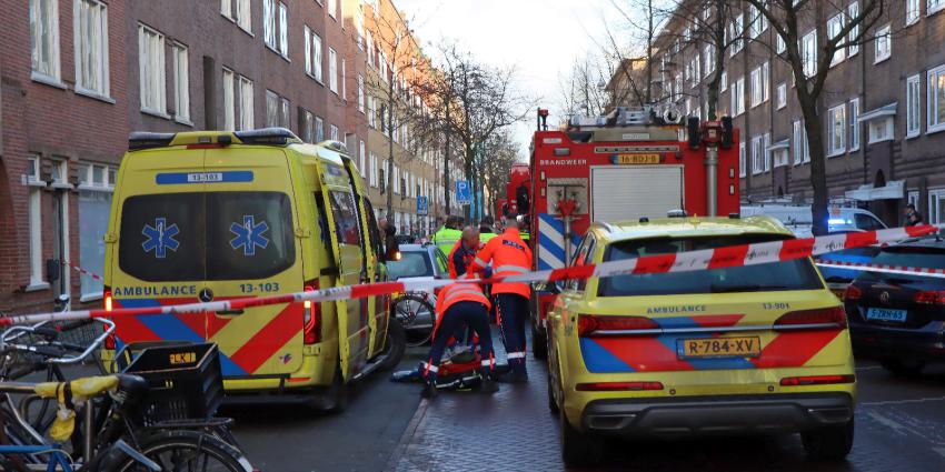 Vrouw gewond bij woningbrand