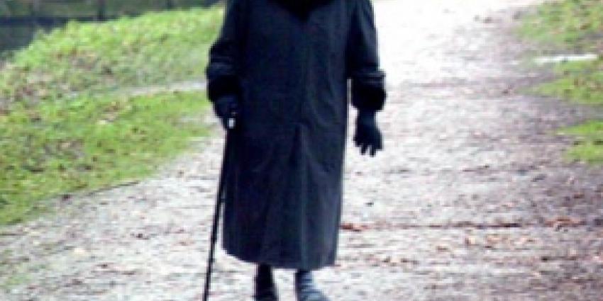 Foto van bejaarde vrouw